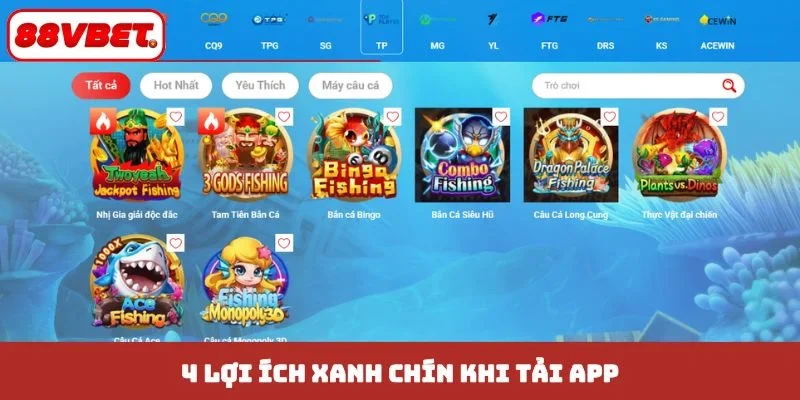 4 lợi ích xanh chín khi tải app