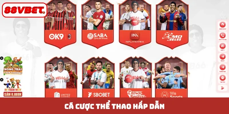Cá cược thể thao hấp dẫn