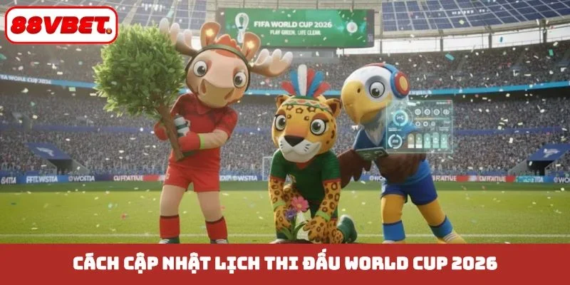 Cách cập nhật lịch thi đấu World Cup 2026