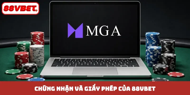 Chứng nhận và giấy phép của 88VBET