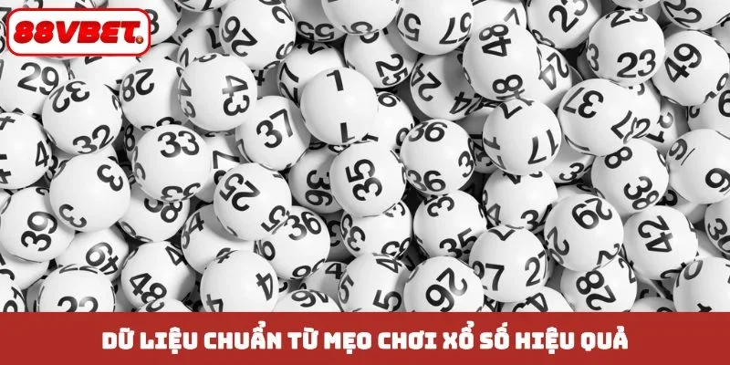 Dữ liệu chuẩn từ mẹo chơi xổ số hiệu quả